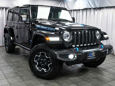 Used 2023 Jeep Wrangler Unlimited Rubicon 4xe w/ Cold Weather Group image 3