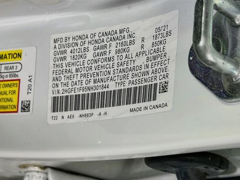 Used 2022 Honda Civic Touring image 32