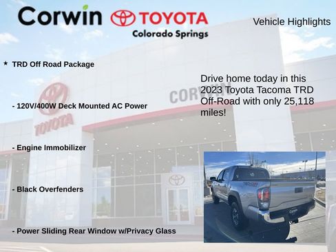 Used 2023 Toyota Tacoma TRD Off-Road image 6