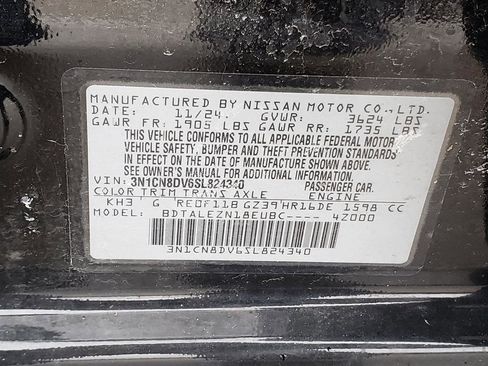 Certified 2025 Nissan Versa S w/ S Plus Package image 39