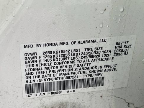 Used 2017 Honda Pilot Elite image 13