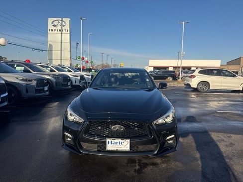 Certified 2024 INFINITI Q50 Red Sport 400 w/ Black Opal Edition image 2