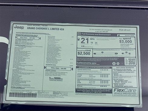 New 2025 Jeep Grand Cherokee L Limited image 21