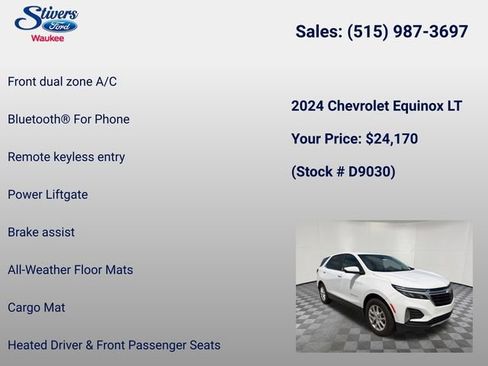 Used 2024 Chevrolet Equinox LT AWD/4WD image 16