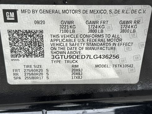 Used 2020 GMC Sierra 1500 SLT w/ SLT Premium Plus Package AWD/4WD image 35