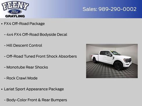 Certified 2023 Ford F150 Lariat w/ Equipment Group 502A High AWD/4WD image 22