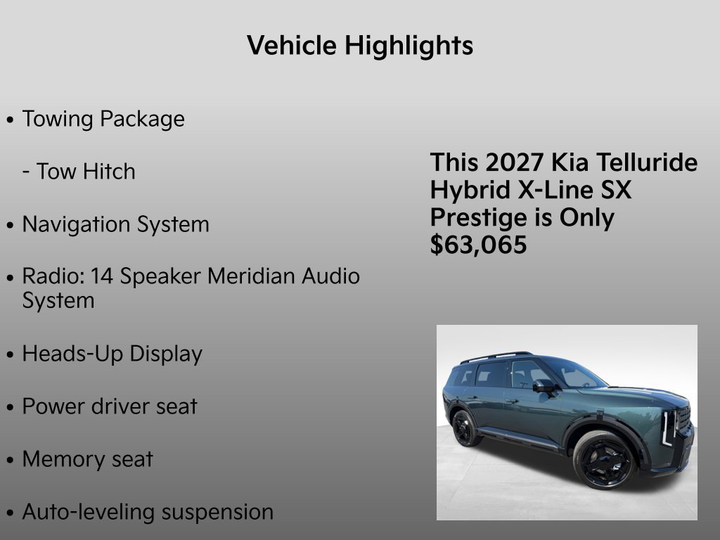 New 2027 Kia Telluride X-Line SX Prestige AWD/4WD image 33