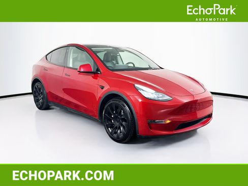 Used 2021 Tesla Model Y Long Range AWD/4WD image 1