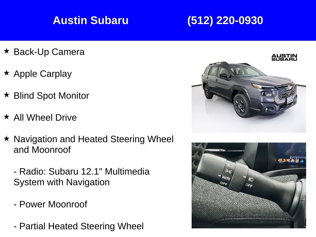 New 2026 Subaru Outback Premium AWD/4WD image 9