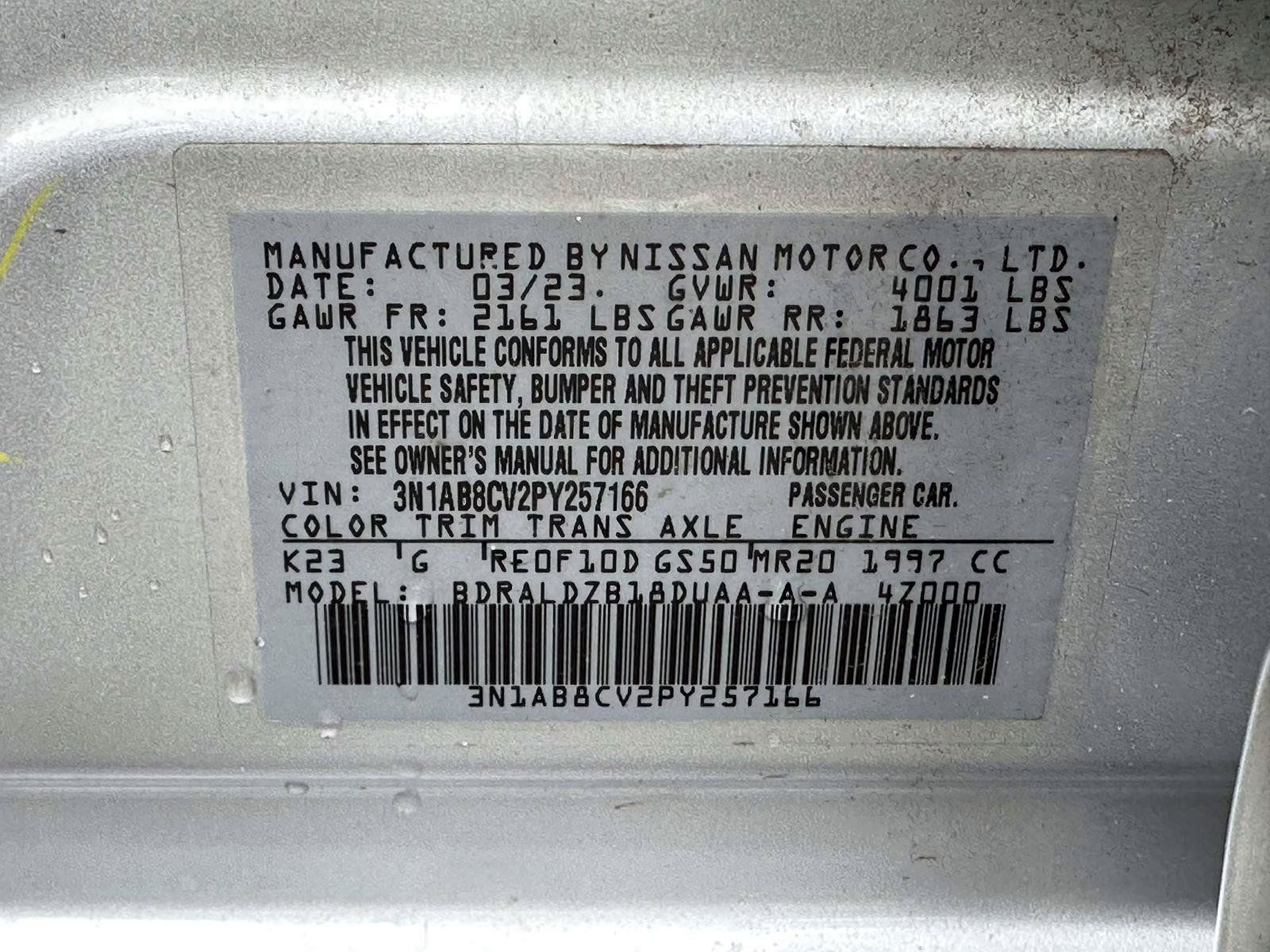 Certified 2023 Nissan Sentra SV w/ All-Weather Package FWD image 32