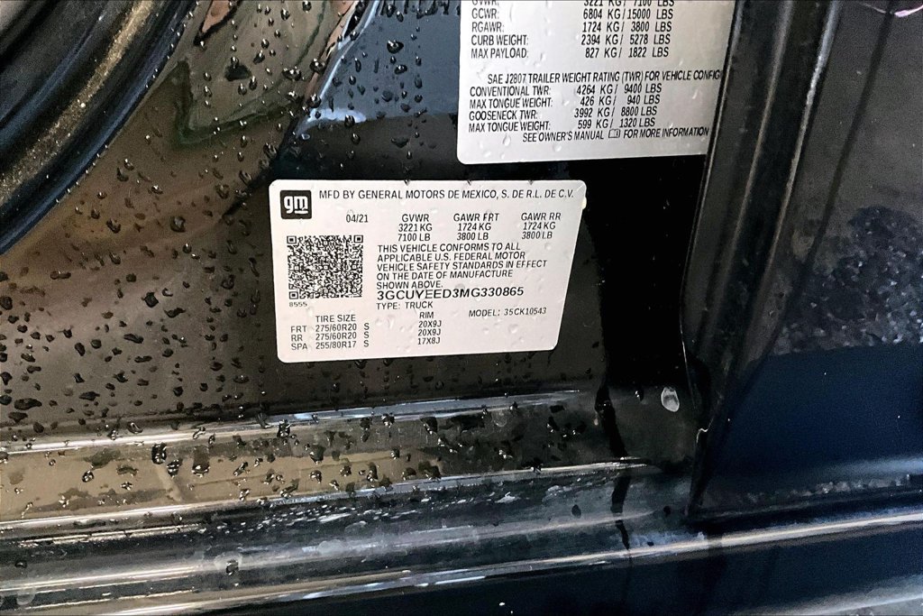 Certified 2021 Chevrolet Silverado 1500 RST AWD/4WD image 26