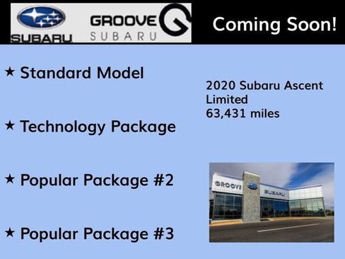 Used 2020 Subaru Ascent Limited w/ Technology Package AWD/4WD image 2