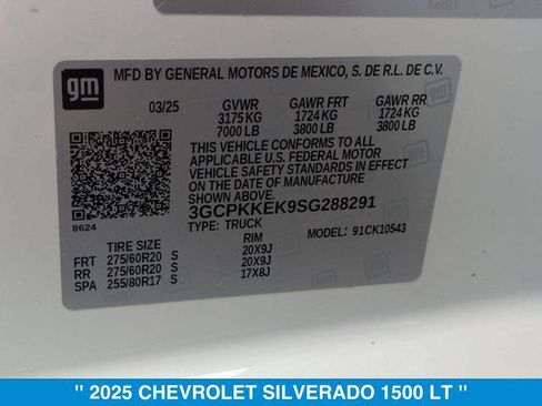 New 2025 Chevrolet Silverado 1500 LT w/ Protection Package AWD/4WD image 32