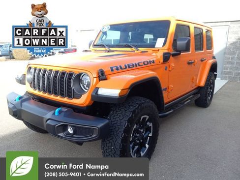Used 2025 Jeep Wrangler Unlimited Rubicon 4xe w/ Technology Group image 7