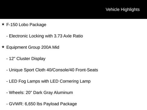 New 2026 Ford F150 STX w/ F-150 LOBO Package AWD/4WD image 11