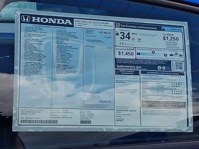 New 2026 Honda Civic Sport