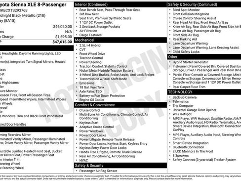 Used 2026 Toyota Sienna XLE FWD image 31