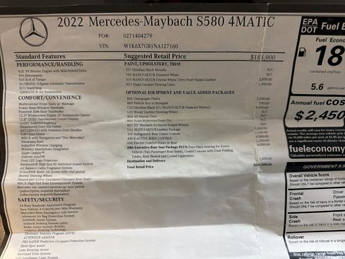 Used 2022 Mercedes-Benz Maybach S 580 4MATIC image 31