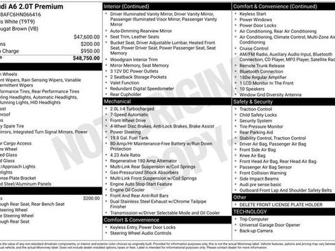 Used 2017 Audi A6 2.0T Premium image 1