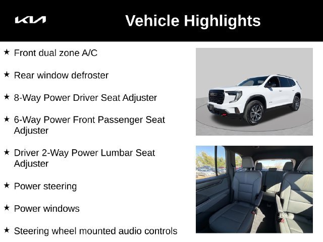 Used 2026 GMC Acadia AT4 w/ LPO, All-Weather Package AWD/4WD image 15