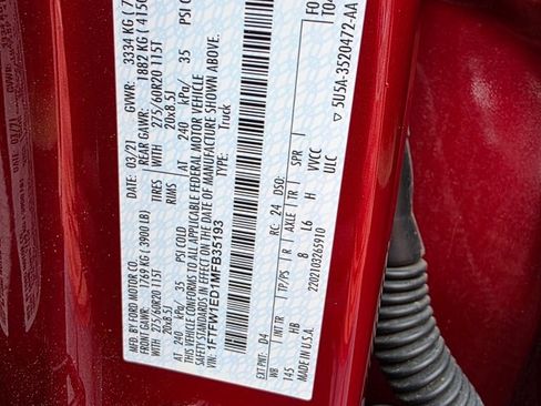 Used 2021 Ford F150 Lariat w/ Equipment Group 502A High AWD/4WD image 10