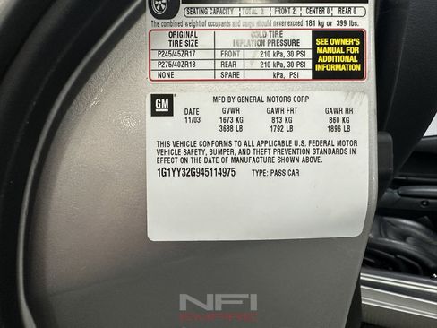 Used 2004 Chevrolet Corvette Convertible w/ Preferred Equipment Group image 50