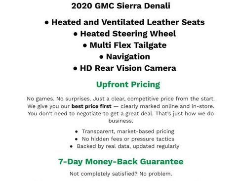 Used 2020 GMC Sierra 1500 Denali w/ Driver Alert Package II AWD/4WD image 2