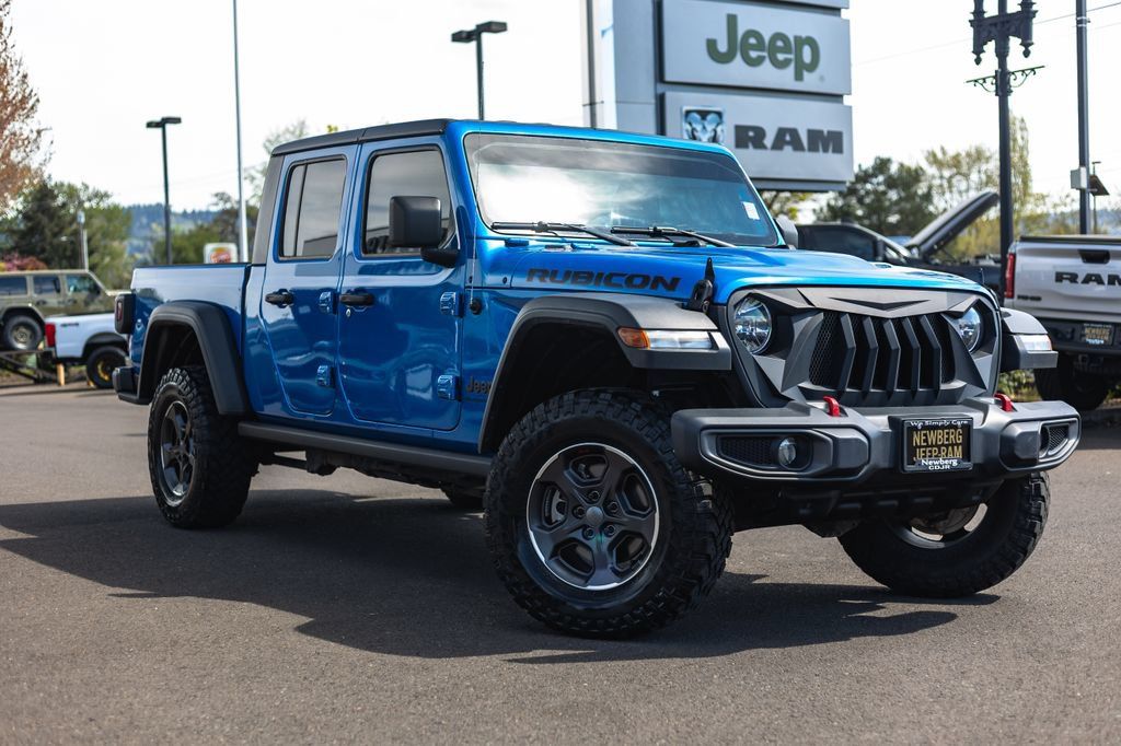 Used 2020 Jeep Gladiator Rubicon w/ Trailer Tow Package AWD/4WD image 1