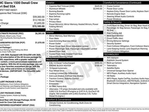Used 2021 GMC Sierra 1500 Denali w/ Denali Ultimate Package AWD/4WD image 10