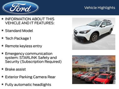 Used 2021 Subaru Outback Premium w/ Tech Package 1 image 4