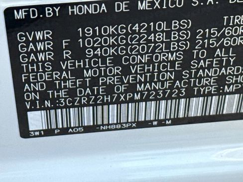 Used 2023 Honda HR-V EX-L image 32