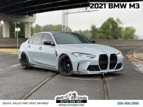 Used 2021 BMW M3 w/ Executive Package RWD image 1