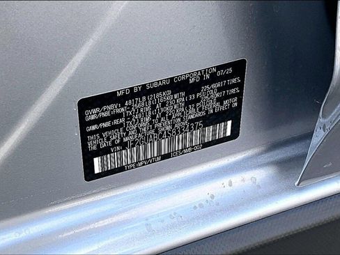 Certified 2025 Subaru Crosstrek 2.0i w/ Crosstrek Mirror Package image 19