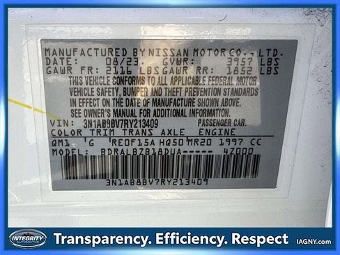 Certified 2024 Nissan Sentra S FWD image 29