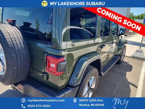Used 2023 Jeep Wrangler Unlimited Sahara w/ LED Lighting Group AWD/4WD image 7