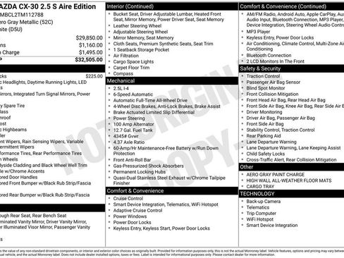 New 2026 MAZDA CX-30 AWD 2.5 S image 35