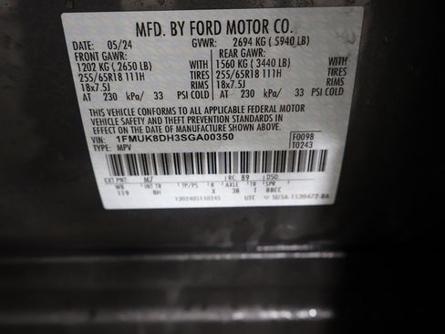 Used 2025 Ford Explorer Active image 52