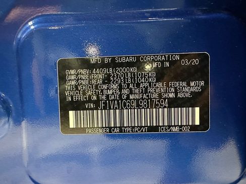 Used 2020 Subaru WRX Premium AWD/4WD image 24