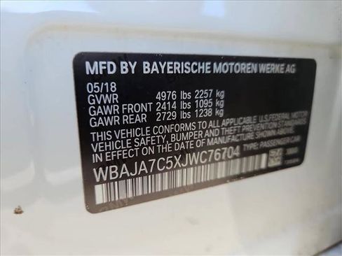 Used 2018 BMW 530i xDrive w/ Premium Package AWD/4WD image 23
