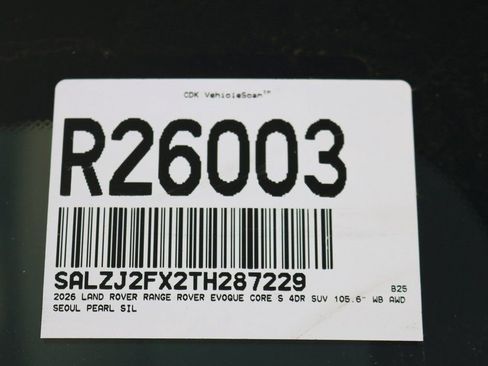 Used 2026 Land Rover Range Rover Evoque S image 27