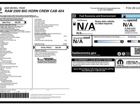 Used 2020 RAM 2500 Big Horn image 16