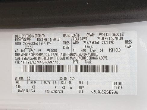 Used 2016 Ford Transit 150 130 Low Roof image 25