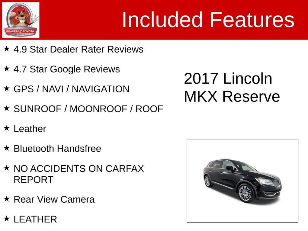 Used 2017 Lincoln MKX Reserve w/ Driver Assistance Package FWD image 4