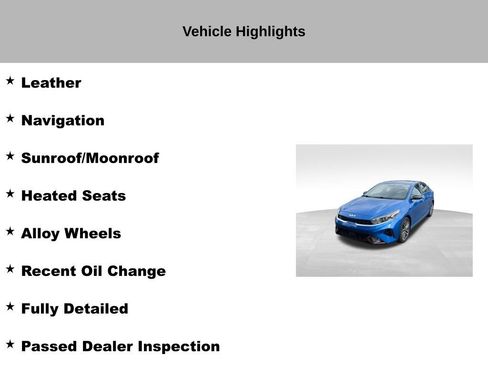 Certified 2022 Kia Forte GT-Line w/ GT-Line Premium Package FWD image 10