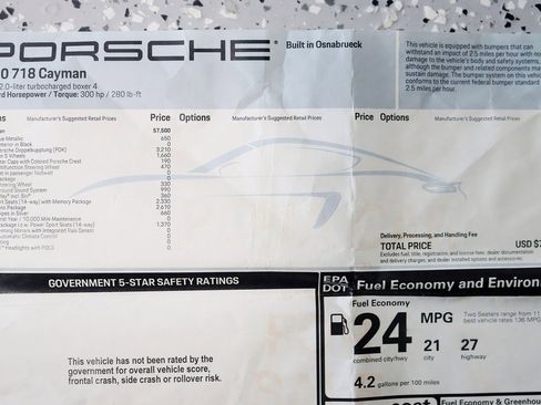 Used 2020 Porsche 718 Cayman image 2