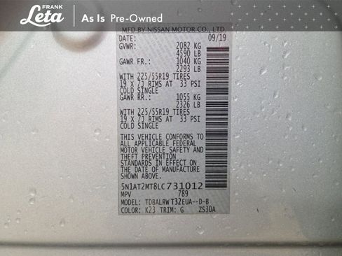 Used 2020 Nissan Rogue SL image 26