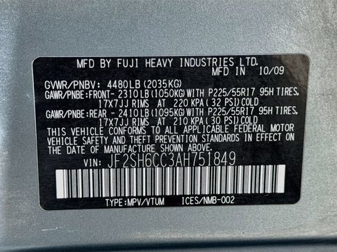 Used 2010 Subaru Forester 2.5X Premium w/ Popular Equipment Group 1A AWD/4WD image 37