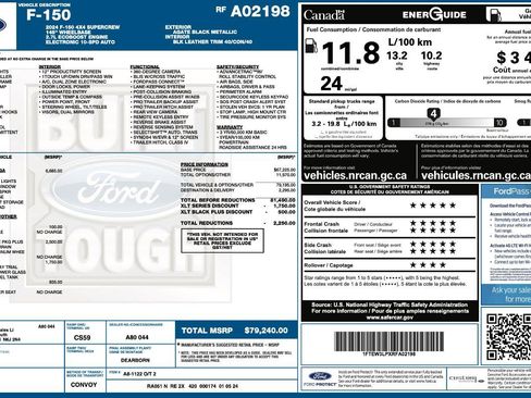 Used 2024 Ford F150 XLT w/ Equipment Group 303A High AWD/4WD image 10