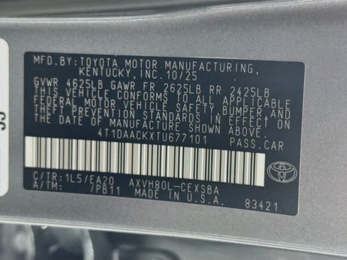 Used 2026 Toyota Camry SE w/ Convenience Package FWD image 31