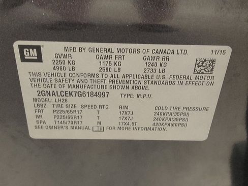 Used 2016 Chevrolet Equinox LT w/ Convenience Package FWD image 33